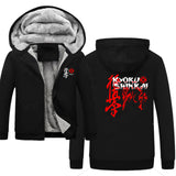 KYOKUSHINKAI KARATE winter men hoodies sportswear kanku and kanji - kyokushin-shop